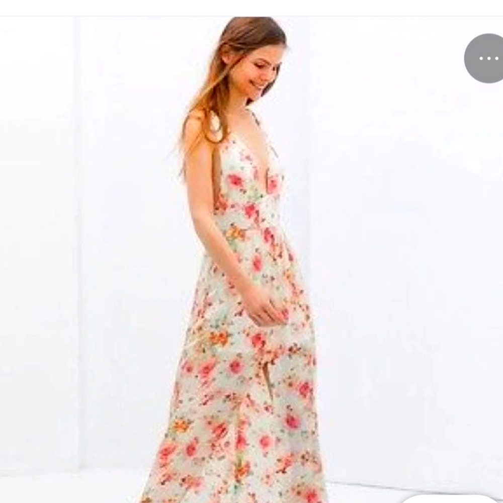 NWT Zara floral maxi dress